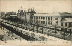 Carte postale ancienne Le Lycée Buffon
                                                                     à Paris 15e
                                