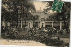 Carte postale ancienne Bois de Boulogne - Le Restaurant Paillard au Pré Catelan
                                                                     à Paris
                                