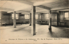 Patronage de l'Enfance de l'Adolescence - Rue de Vaugirard - Préau à Paris 15e