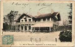 Carte postale ancienne Bois de Vincennes - Restaurant de la Porte Jaune
                                                                     à Paris
                                
