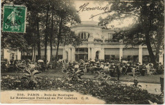 Carte postale ancienne Bois de Boulogne - Le Restaurant Paillard au Pré Catelan
                                                                     à Paris
                                