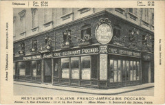 Paris 2e - Restaurants Italiens Franco-Americans Poccardi -
																					75002 Paris 2e
																			