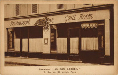 Paris 1e - Restaurant au bon Accueil à Paris 1er
