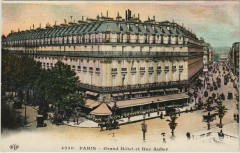Paris 9e - Grand Hotel et Rue Auber à Paris 9e