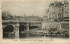 Carte postale ancienne Le Pont-Neuf au petit bras de la Seine
                                                                     à Paris 6e
                                