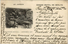 Paris 2e - Grand Hotel de Malte - Le Jardin à Paris 2e