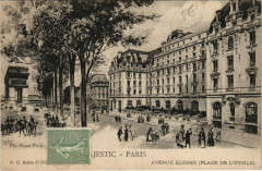 Carte postale ancienne Hôtel Majestic - Avenue Kléber (Place de l'Etoile)
                                                                     à Paris 16e
                                