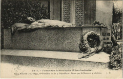 Carte postale ancienne Père-Lachaise - Félix Faure
                                                                     à Paris 20e
                                