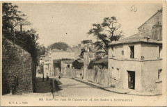 Carte postale ancienne Montmartre - Carrefour des rues de l'Abreuvoir et des Saules
                                                                     à Paris 18e
                                