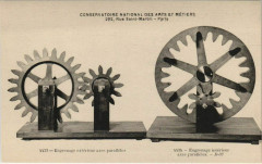 Paris (3e) Cnam - Engrenage interieur et exterieur à Paris 3e