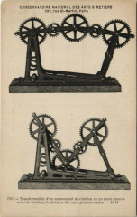 Paris (3e) Cnam - Transformation de mouvement à Paris 3e