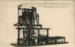 Paris (3e) Cnam - Model d'un métier á velours de Genes à Paris 3e