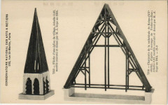 Paris (3e) Cnam - Fleche et charpente à Paris 3e