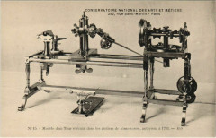 Paris (3e) Cnam - Tour executé dans les ateliers de Vaucanson à Paris 3e