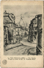 Montmartre - Rue Norvins à Paris 18e