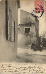 Carte postale ancienne Montmartre Coin de la Rue St. Vincent et du Mont Cenis
                                                                     à Paris 18e
                                
