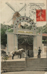 Carte postale ancienne Montmartre - Le Moulin de la Galette
                                                                     à Paris 18e
                                
