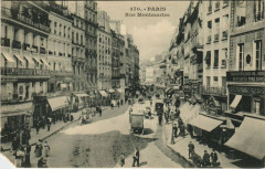 Paris Rue Montmartre à Paris