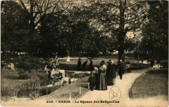 Carte postale ancienne Parc Montsouris - La Pelouse
                                                                     à Paris 17e
                                