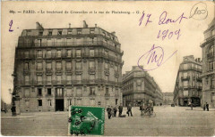 Le boulevard de Courcelles et la rue de Phalsbourg à Paris 8e