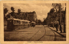 Carte postale ancienne Porte de Clichy
                                                                     à Paris 17e
                                