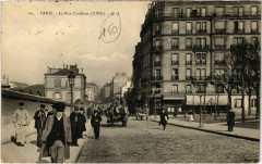 Carte postale ancienne La Rue Cardinet
                                                                     à Paris 17e
                                