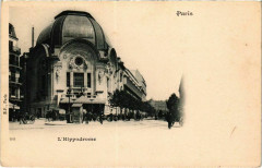Carte postale ancienne L'Hippodrome
                                                                     à Paris 18e
                                