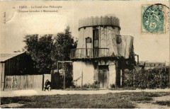 Carte postale ancienne La Castel d'un Philosophe - Impasse Girardon à Montmartre
                                                                     à Paris 18e
                                