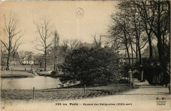 Square des Batignolles à Paris 17e