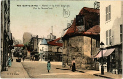 Carte postale ancienne Montmartre - Manoir de la Belle Gabrielle - Rue du Mont-Cenis
                                                                     à Paris 18e
                                