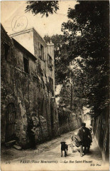 Carte postale ancienne Vieux Montmartre - La Rue Saint-Vincent
                                                                     à Paris 18e
                                