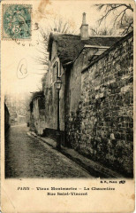 Carte postale ancienne Vieux Montmartre - La Chaumière - Rue Saint-Vincent
                                                                     à Paris 18e
                                