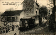 Carte postale ancienne Vieux Montmartre - Rue Saint-Vincent - Cabaret du Lapin Agile
                                                                     à Paris 18e
                                