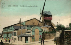 Carte postale ancienne Le Moulin de la Galette
                                                                     à Paris 18e
                                