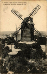 Carte postale ancienne Montmartre - Le Moulin de La Galette
                                                                     à Paris 18e
                                