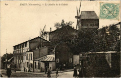 Carte postale ancienne Montmartre - Le Moulin de la Galette
                                                                     à Paris 18e
                                