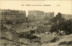 Carte postale ancienne Montmartre - Le Maquis
                                                                     à Paris 18e
                                