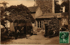 Carte postale ancienne Vieux Montmartre - Cabaret du Lapin Agile
                                                                     à Paris 18e
                                