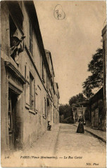 Carte postale ancienne Vieux Montmartre - La Rue Cortot
                                                                     à Paris 18e
                                