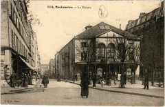 Carte postale ancienne Montmartre - Le Théâtre
                                                                     à Paris 18e
                                