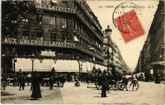Paris 9e - La rue Lafayette à Paris 9e