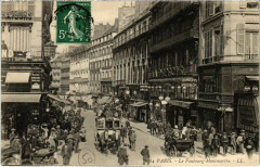 Carte postale ancienne Paris 9e - Le Faubourg-Montmartre
                                                                     à Paris 9e
                                