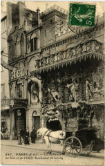 Carte postale ancienne Les Cabarets du Ciel et de l'Enfer Boulevard de Clichy
                                                                     à Paris 9e
                                