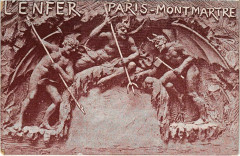 Carte postale ancienne L'Enfer
                                                                     à Paris 9e
                                