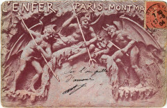 Carte postale ancienne L'Enfer
                                                                     à Paris 9e
                                