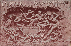 Carte postale ancienne L'Enfer
                                                                     à Paris 9e
                                