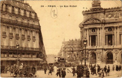 Paris 9e - La Rue Auber à Paris 9e