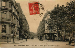 Rue la Pompe, prise Avenue Victor Hugo à Paris 16e
