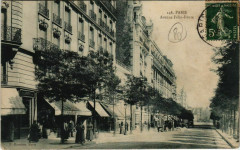 Carte postale ancienne Avenue Félix-Faure
                                                                     à Paris 15e
                                