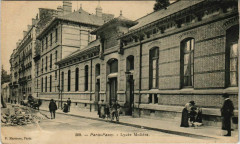 Carte postale ancienne Passy - Lycée Molière
                                                                     à Paris 16e
                                